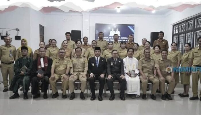 Bupati Karo Lantik 20 Kepala Sekolah SD dan SMP, Tegaskan Kesempatan Setara bagi PNS dan PPPK