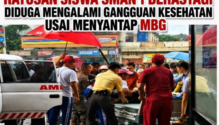 Panik! Ratusan Siswa SMAN 1 Berastagi Dilarikan ke Rumah Sakit, Diduga Usai Santap MBG