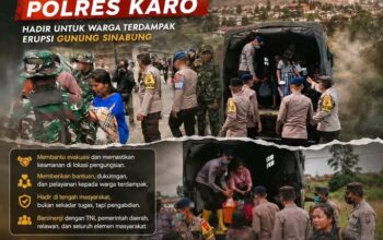 OPERASI KEMANUSIAAN POLRES KARO