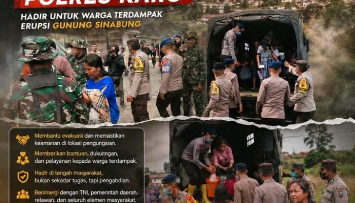 OPERASI KEMANUSIAAN POLRES KARO