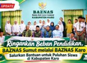 Ringankan Beban Pendidikan, BAZNAS Sumut melalui BAZNAS Karo Salurkan Bantuan untuk Puluhan Siswa di&nbsp; kabupaten Karo