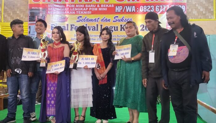 Festival Lagu Karo yang Di Selengarakan Oleh PSBK Peduli Seni Dan Budaya Karo Berjalan Sukses