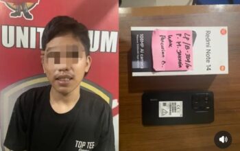 Terduga P3laku P3ncuri Dua Hp Saat Dicas di Samping Kepala Diamankan Satreskrim Polres PALI