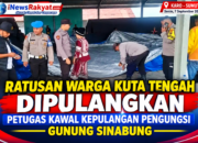 Ratusan Warga Kuta Tengah Dipulangkan, Petugas Kawal Kepulangan Pengungsi Gunung Sinabung