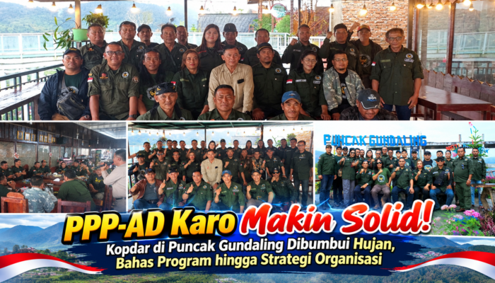 Humas PPP-AD Karo Gelar Kopdar di Puncak Gundaling, Perkuat Soliditas dan Bahas Program Kerja