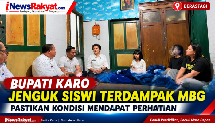Bupati Karo Jenguk Siswi SMK Terdampak MBG, Pastikan Kondisi Mendapat Perhatian