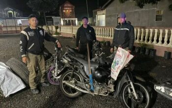 Polsek Tigapanah Cegah Potensi Tawuran, Amankan Motor dan Senjata Tajam