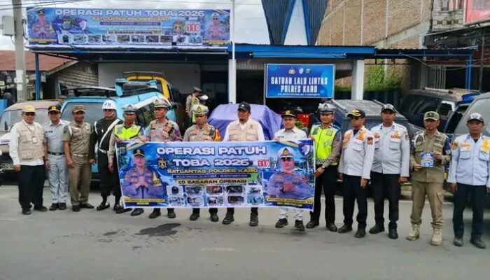 Hari Ketiga Operasi Patuh Toba 2026, Satlantas Polres Karo Sasar Sopir Ekspedisi hingga Terminal