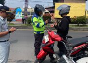 Satlantas Polres Karo Gelar Razia Gabungan Operasi Sadar Pajak Kendaraan Bermotor