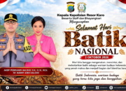Kapolres Karo dan Bhayangkari Ucapkan Selamat Hari Batik Nasional 2026