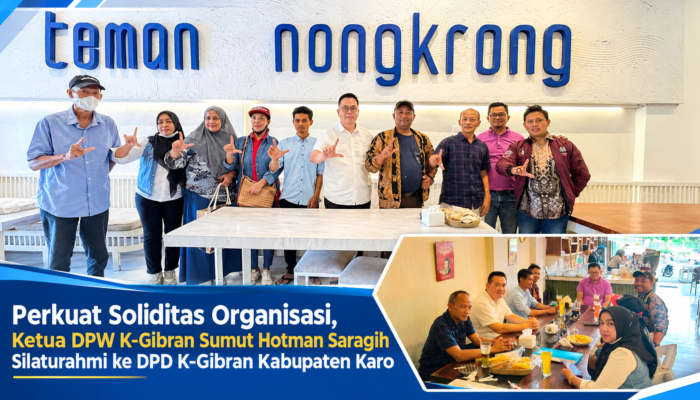 Perkuat Soliditas Organisasi, Ketua DPW K-Gibran Sumut Hotman Saragih Silaturahmi ke DPD K-Gibran Kabupaten Karo