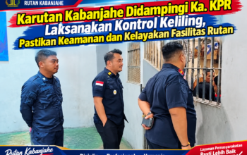 Karutan Kabanjahe Didampingi Ka. KPR Laksanakan Kontrol Keliling, Pastikan Keamanan dan Kelayakan Fasilitas Rutan